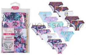 14c906 Younger Girls 5 Pack Briefs 12 Packs Of 5 Pairs