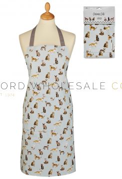 1728 Curious Cats Cotton Apron by Cooksmart