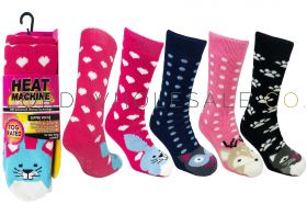 1759 Heat Machine Animal Slipper Socks