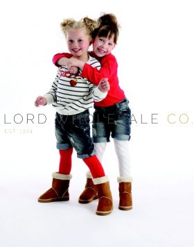 Girls Tights Cotton Diamond by Little Ladies 6 pairs