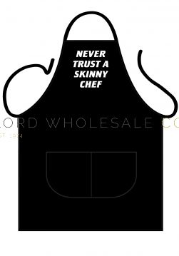 Barbeque Aprons Never Trust A Skinny Chef