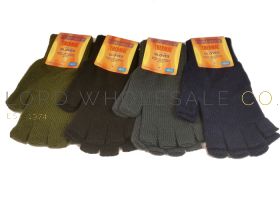 Mens Handy Thermal Fingerless Gloves