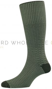 Indestructible Fancy Marl Half Hose Socks by HJ Hall HJ4