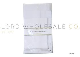 Mens Handkerchiefs 5 Pack Coloured Border