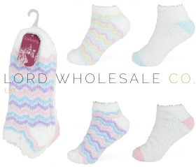 Ladies Soft Feel Trainer Liners 12 pieces