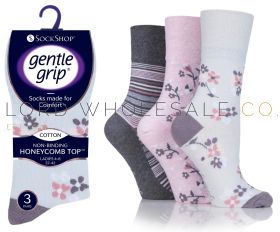 SOLRH160G3 English Rose Gentle Grip Socks