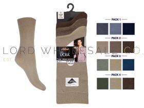 Mens 6-11 3 Pair Pack Cotton Lycra Socks