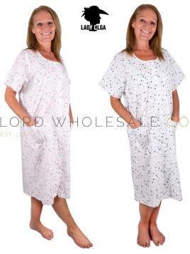 1084 Wholesale Button Through Nightdress