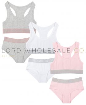 14C889 Older Girls Crop Top and Brief Sets