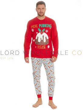 Mens Festive Christmas Jersey Pyjamas 6 Pieces
