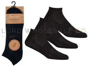 40B528 Wholesale Bamboo Trainer Socks