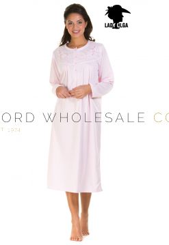 8906 Plain Cuddleknit Nightdresses by Lady Olga