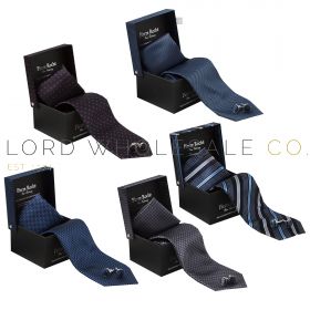 98A050 Tie Handkerchief & Cufflink Boxed Sets