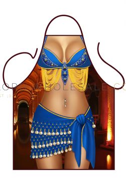 Novelty Barbeque Aprons Belly Dancer