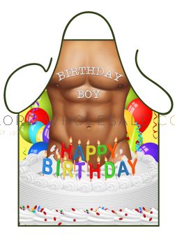 Novelty Barbeque Aprons Birthday Boy