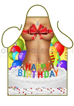 Novelty Barbeque Aprons Birthday Girl