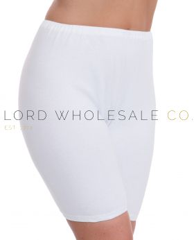 Ladies Cotton Interlock DK Knickers Pantees With Longer Leg