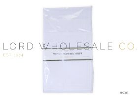 Mens Handkerchiefs 5 Pack Plain White