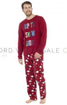 HT093 Men's Up To Snow Good Pyjamas