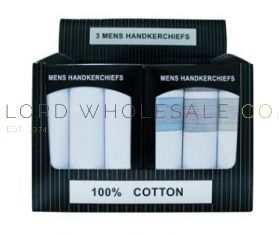 Mens Handkerchiefs 3 Pack Boxed