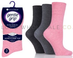 Wholesale Gentle Grip Pink Charcoal Grey
