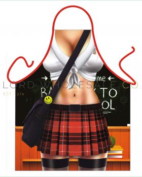 Novelty Barbeque Aprons School Girl