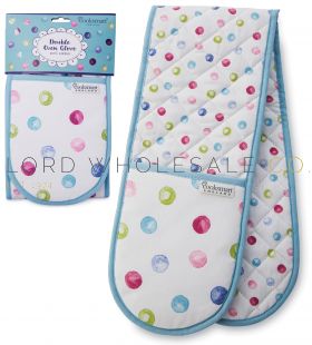 DG1312 Spotty Dotty Double Oven Gloves