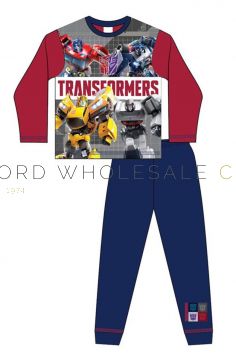 Boys Older Transformers Pyjamas 9 Pieces