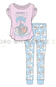 Z01_34108 Wholesale Character Pyjamas Dumbo